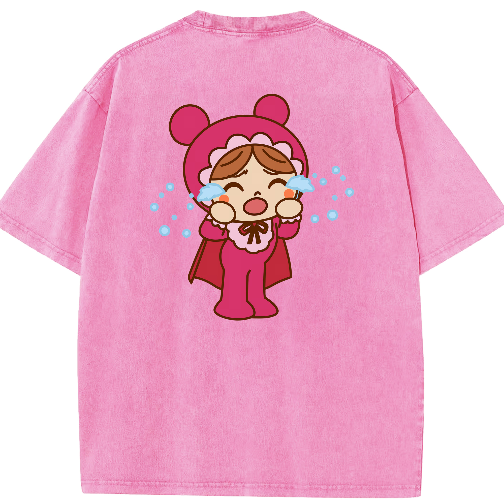 （画像用） アンパンマン Anpanman 綿100% ヴィンテージ風 半袖Tシャツ（背面プリント）